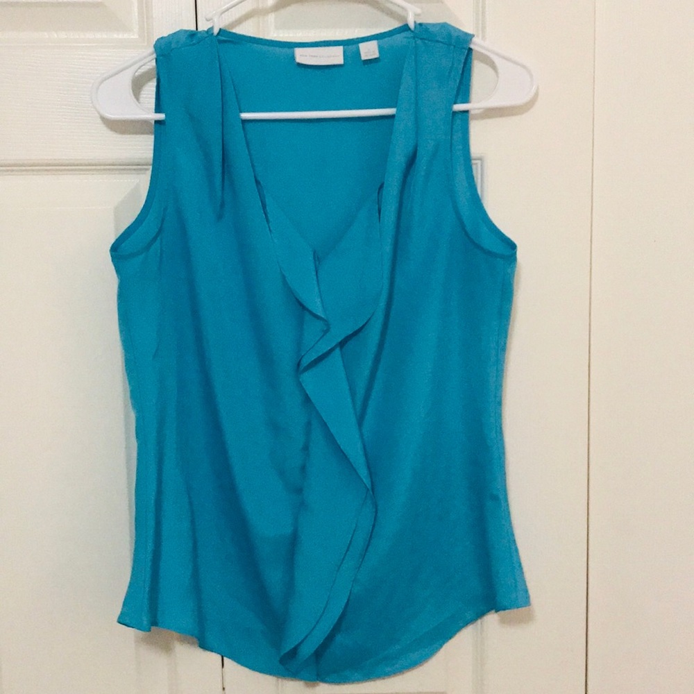 New York & Co Blue Blouse Tank
